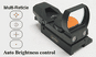 Multi-Reticle Holographic Sight